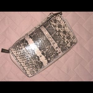 Michael Kors Genuine Snakeskin wristlet